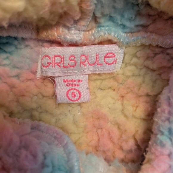 Psychedlic Sherpa Fleece Hoodie - Picture 3 of 3